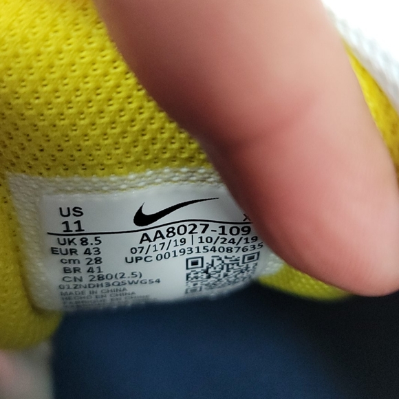 Nike Air zoom vaporx HC paint white unisex tennis - Picture 12 of 12